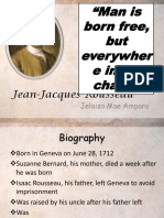 Jean-Jacques Rousseau: Jelaiza Mae Amparo