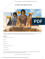 Baahubali The Lost Legends (Hindi, Tamil, Telugu) Download (720p HD) - Dead Toons India PDF