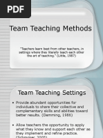 Team Teach Methods