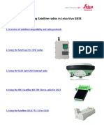 Configuring Satelline Radios in Leica Viva GNSS: 1. Overview of Satelline Compatibility and Radio Protocols