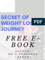 Secret of Weightloss Journey