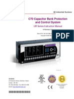 C70 Manual Capacitor Bank Prot. Relay
