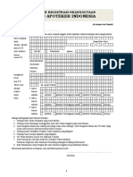 Formulir Permohonan Sipa