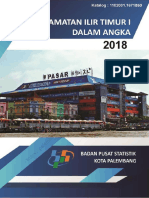 Kecamatan Ilir Timur I Dalam Angka 2018