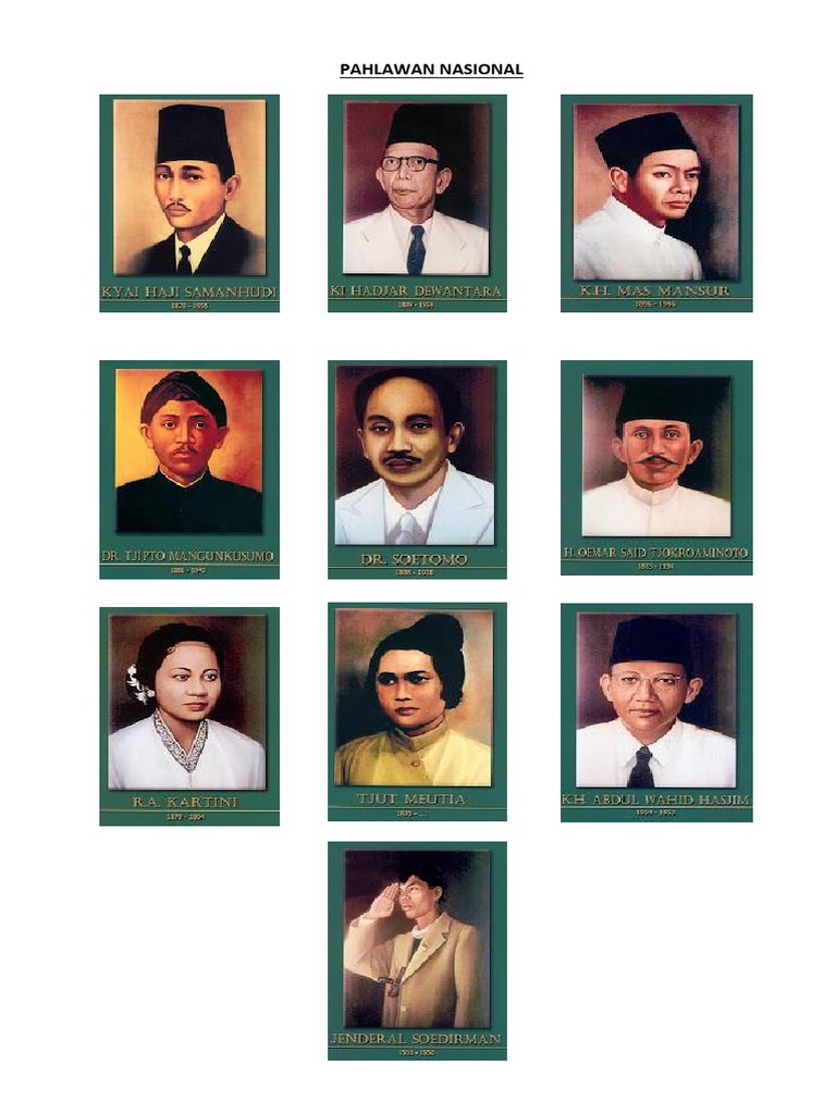10 Pahlawan Nasional | PDF