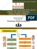 Nekrosis Pulpa Gigi 44 Disertai Abses Apikalis Kronis