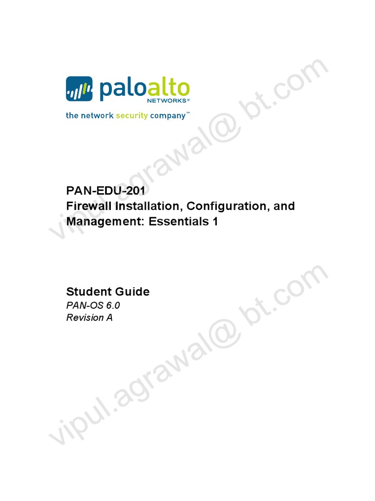 Palo Alto Firewall Notes | PDF | Computer Network | Firewall (Computing)