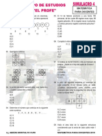 Matemática para docentes: 20 problemas resueltos