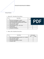 Checklist Kelengkapan Berkas