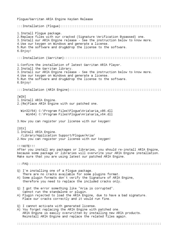 Plogue Aria Engine Download Drinkclever