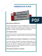 Sulfadiazina de Plata - MEDICAMENTO PARA QUEMADOS PDF