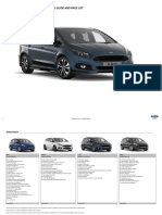 Ford S-Max - Customer Ordering Guide and Price List: Effective From 1st April 2019