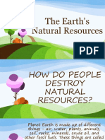 The Earth's Natural Resources