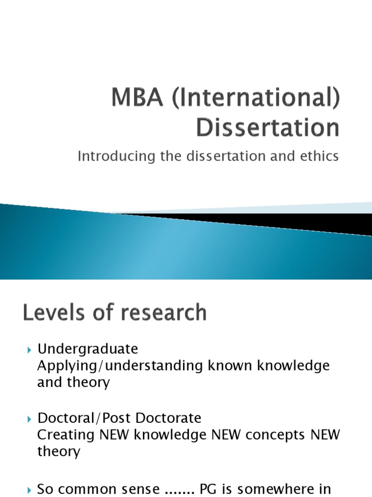 Dissertation & Ethics Guide | PDF | Evaluation | Theory