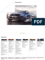 Ford Ranger - Customer Ordering Guide and Price List: Effective From 1st April 2019