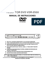 Manual Home Cinema Vieta VDR-2500