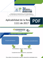 Aplicabilidad de La Resolución 11 - 2017 - Edwin - Uribe