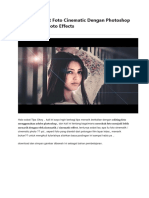 Cara Membuat Foto Cinematic Dengan Photoshop