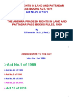 Rights in Land and Pattadar Pass Books Rules 1989