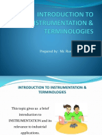 Introduction To Instrumentation & Terminologies