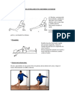 Tabla de Estiramientos Miembro Inferior