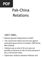 Pak China Relations