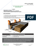 Installation Sheet: Duct Wrap Under Concrete (Draped Method)