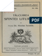 Talcuirea Sfintei Litughii - Preot DR Niclae Terchila-84p PDF