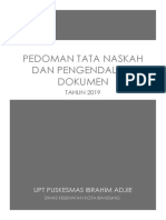 Panduan Penyusunan Dokumen 2019