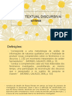 Análise Textual Discursiva Síntese