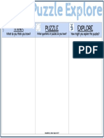 Think Puzzle Explore Thinking Routine Template PDF