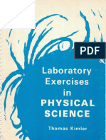 Lab Exercises in Physical Science - Thomas Kimler - 1971