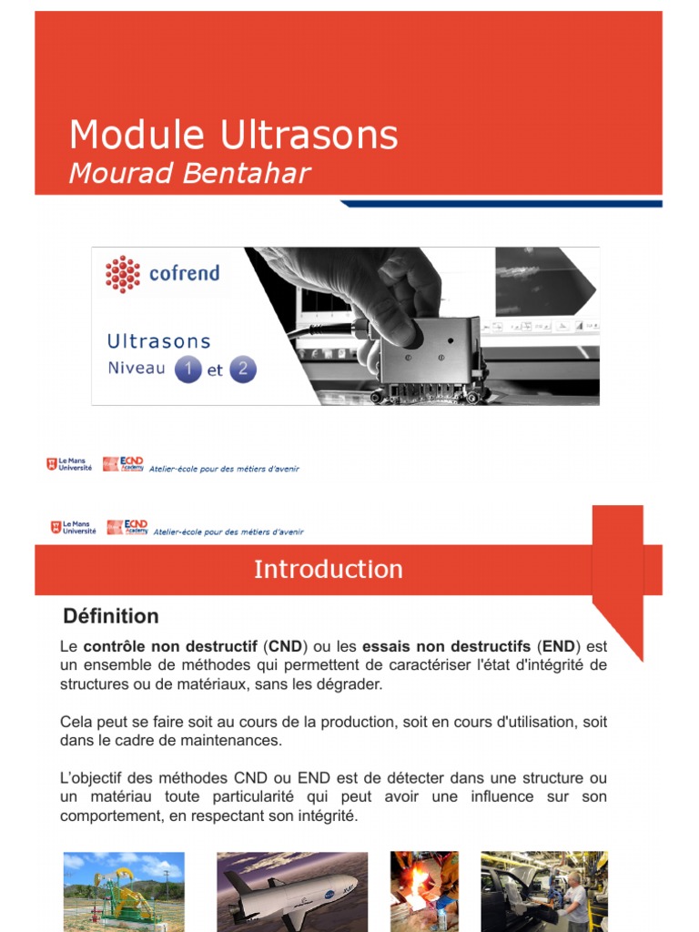 Cours Ultrasons Cnd _ Appareils d’inspection CND à ultrasons – FUBJV