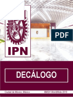 Decalogo Del Instituto Politécnico Nacional.