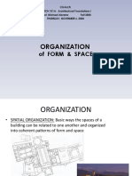 Organization: of Form & Space