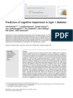 Brismar Et Al. - 2007 - Predictors of Cognitive Impairment in Type 1 Diabetes