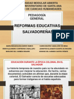 Reformas educativas salvadoreñas
