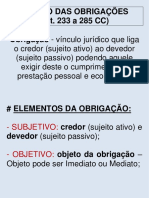 Aula Direito Das Obrigações