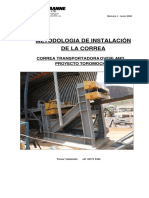 200-CV-003 Belt Instalation Procedure (Spanish)