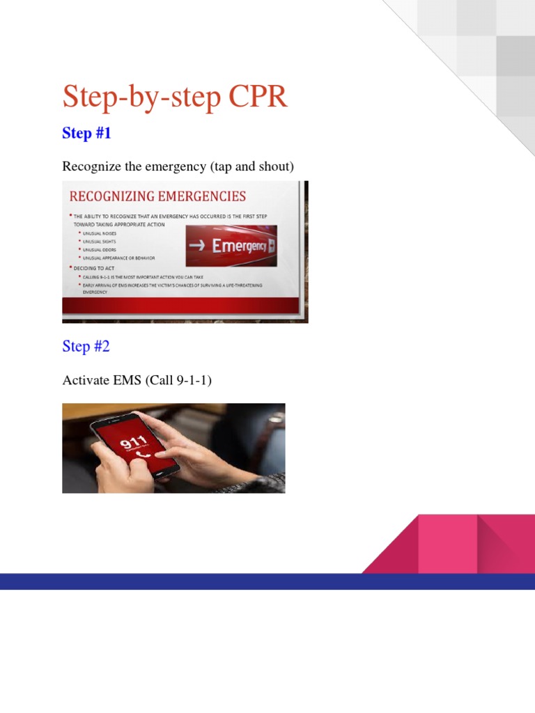 CPR Instructions - Project 3 | PDF | Self-Improvement