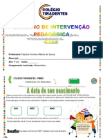 Intervençao Pedagógica 4º Ano Fabiana i