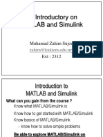 MatLab siMuLink  Introduction Tutorial