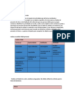 Evidencia de Aprendizaje Proyecto de Vida