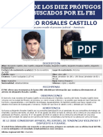 FBI busca a Alejandro Rosales Castillo por asesinato en NC