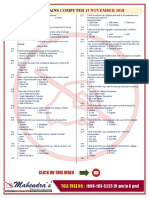 Computer For Ibps Po 15-11-18