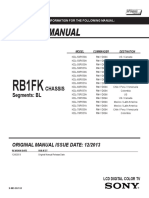 Sony KDL-50R550A Chassis RB1FK-BL