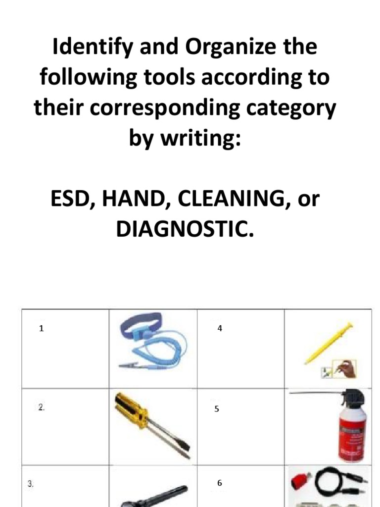 Tool Categorization Guide | PDF