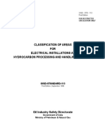 Classification of Hazardous Areas for Electrical Installations