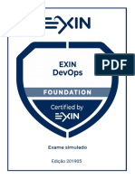 Exame Simulado EXIN DevOps Foundation