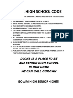 Senior High School Code